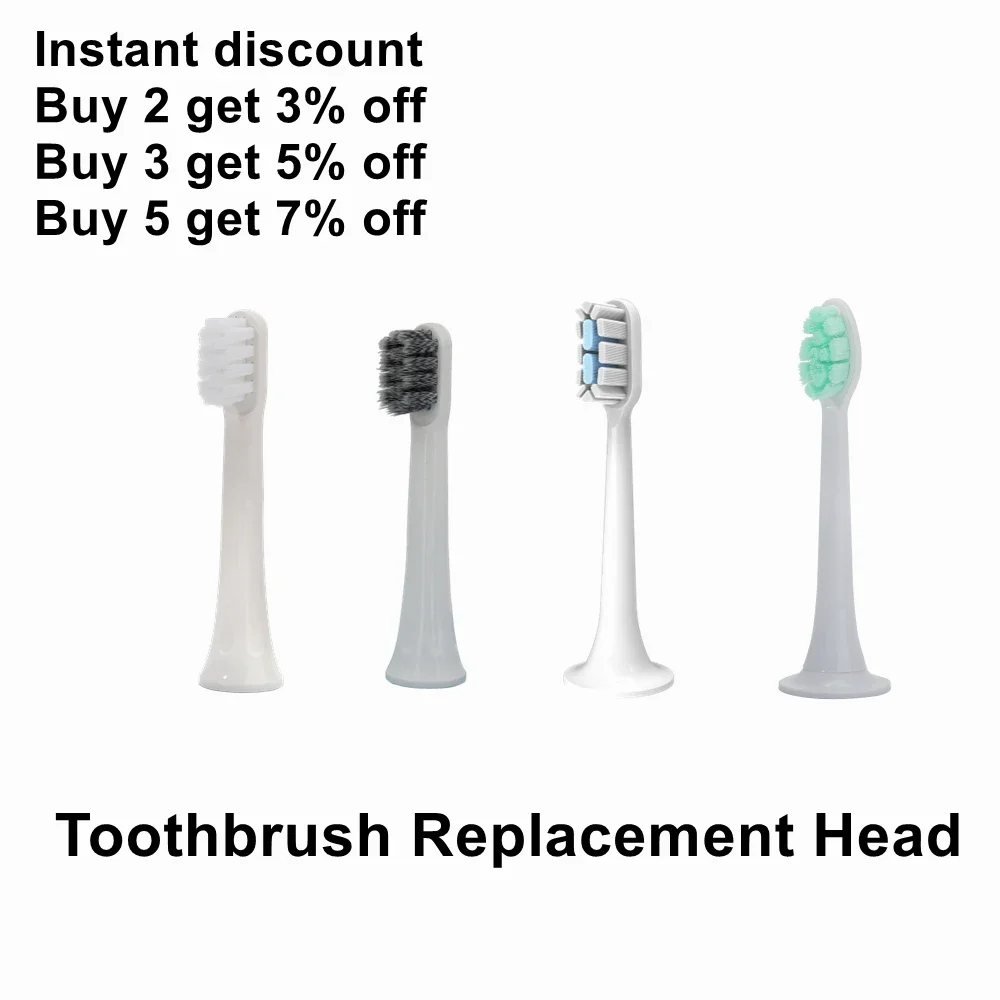 

Оригинальная Сменная головка для зубной щетки, головка для электрической ультразвуковой зубной щетки, головки для зубной щетки Xiaomi T100/T300/T500