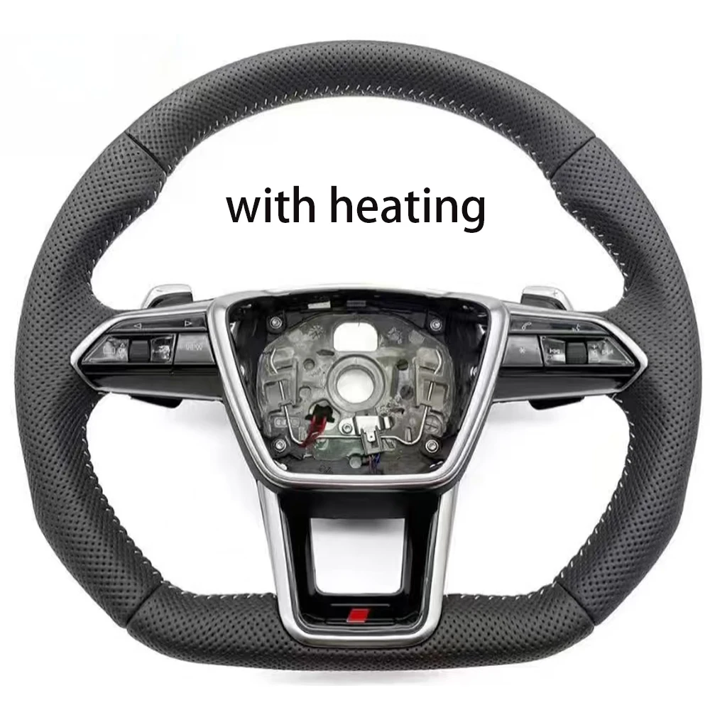 

Полностью перфорированный многофункциональный спортивный руль с плоским дном, для Audi A6 C8