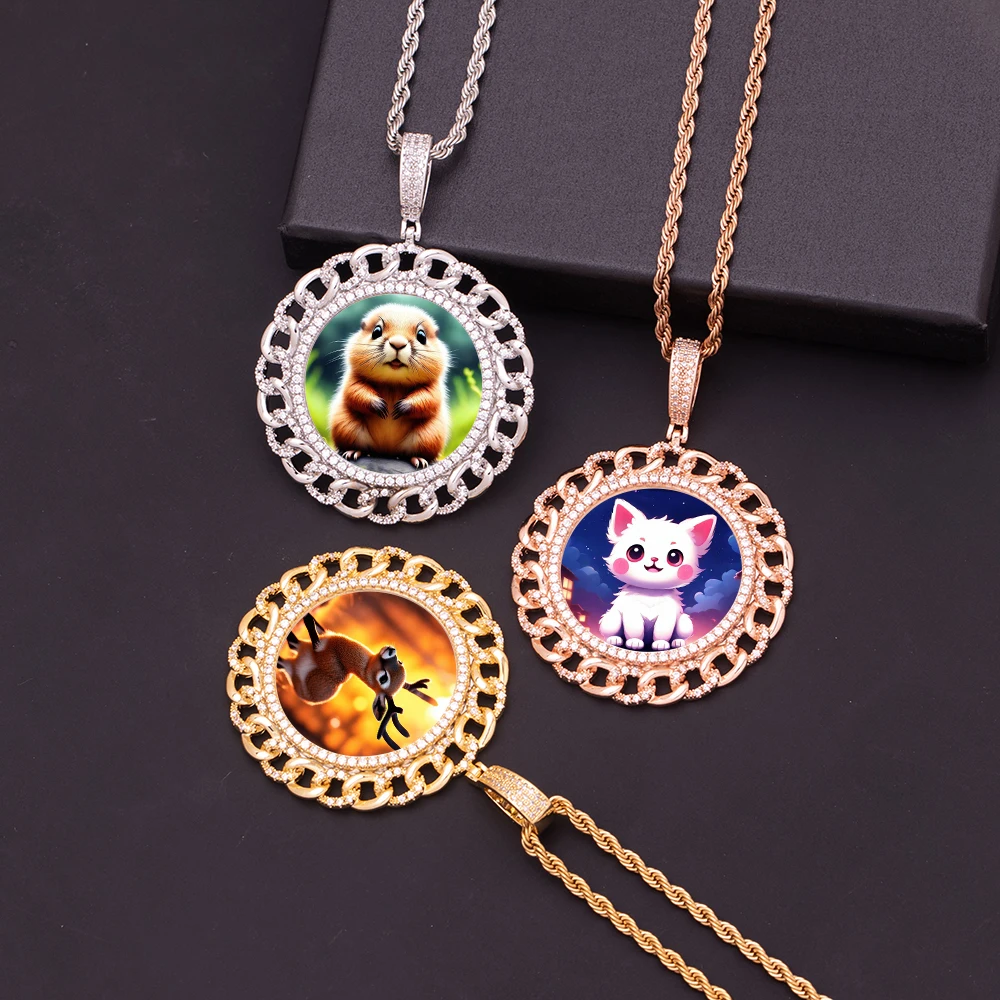 Женская цепочка дизайнерская круглая с имитацией памяти искусственный