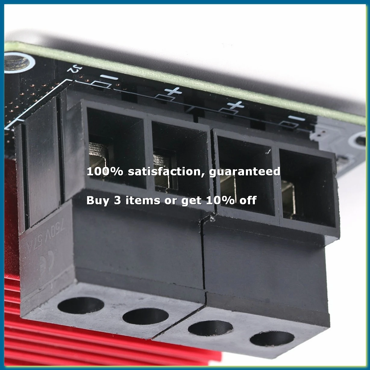 Фото Модуль управления подогревом платформы 3D-принтера, контроллер для MKS MOSFET MOS, 30A-DTD2 №1