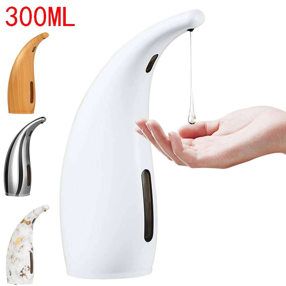 

300ML Soap Dispenser Automatic Liquid Dispenser Infrared Smart Sensor Kitchen Touchless Foam Shampoo Dispensers For Bathroom