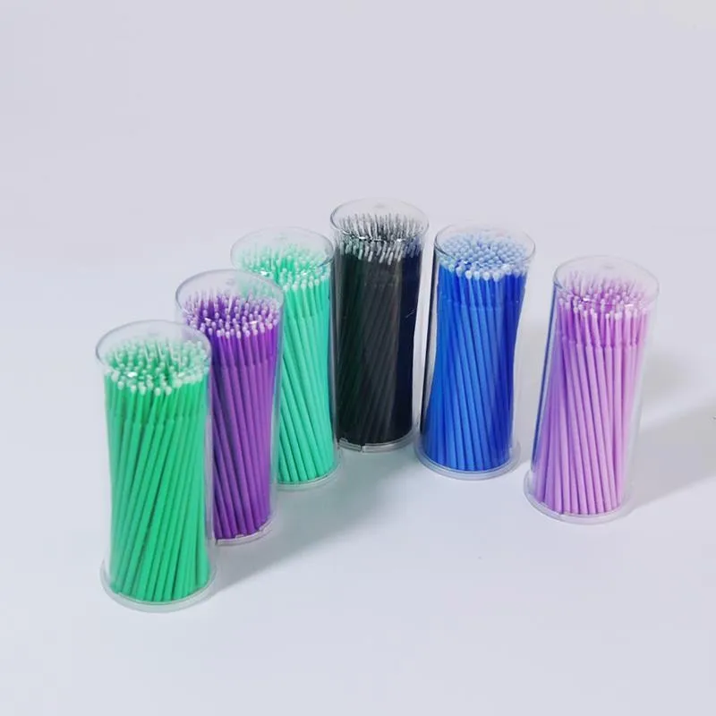 

Eyelash Extension Cleaning 1 Bottle Swabs Lash Lift Glue Remover Applicators Makeup Micro Brushes Tool