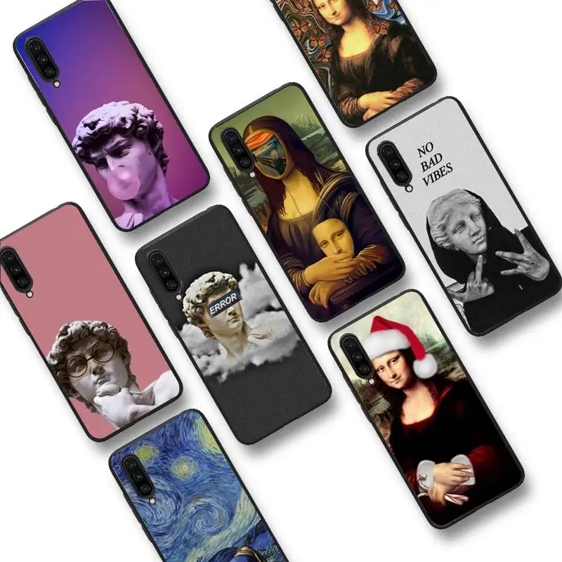 

Alternative statue David art mona lisa Phone Case For Xiaomi mi9 mi8 F1 9SE 10lite note10lite Mi8lite for xiaomi mi5x