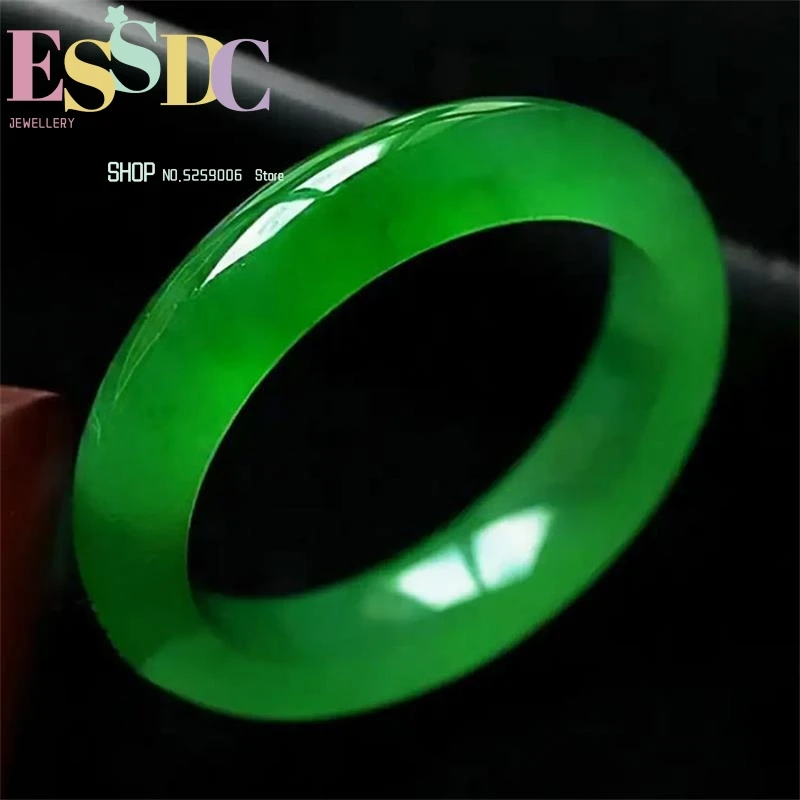 

Natural Green Jade Bracelet Jewellery Fashion Accessories Hand-Carved Gifts for Women Her Men Bangles Charm Style New