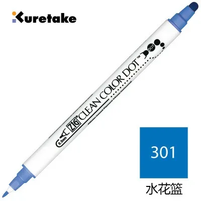 

Двусторонние маркеры Kuretake Clean Color Dot TC-6100, 24 цвета