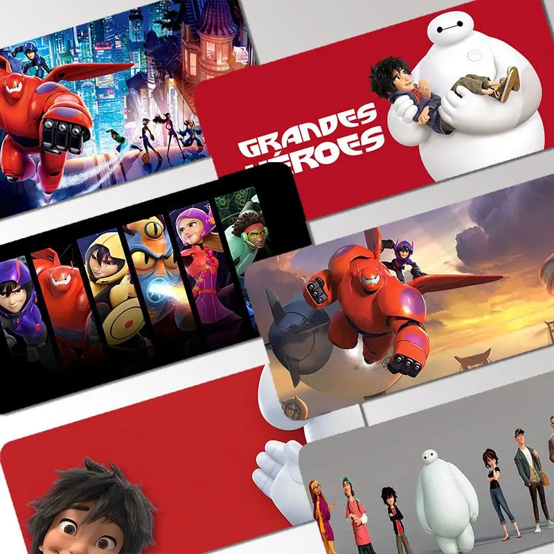 

Disney Big Hero INS Tide Large PC Gaming Mouse Pad Gamer Desk Mats Keyboard Pad Mause Pad Muismat For PC Mouse Carpet