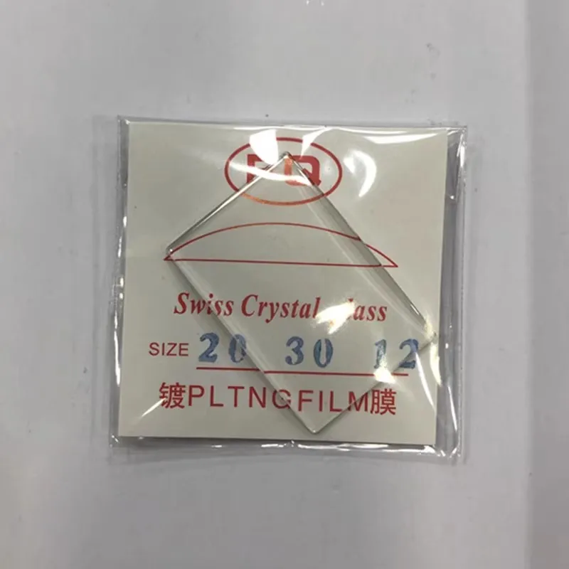 

Watch accessories quadrilateral single bridge single arched glass watch mirror 20*30 rectangular lens watch cover