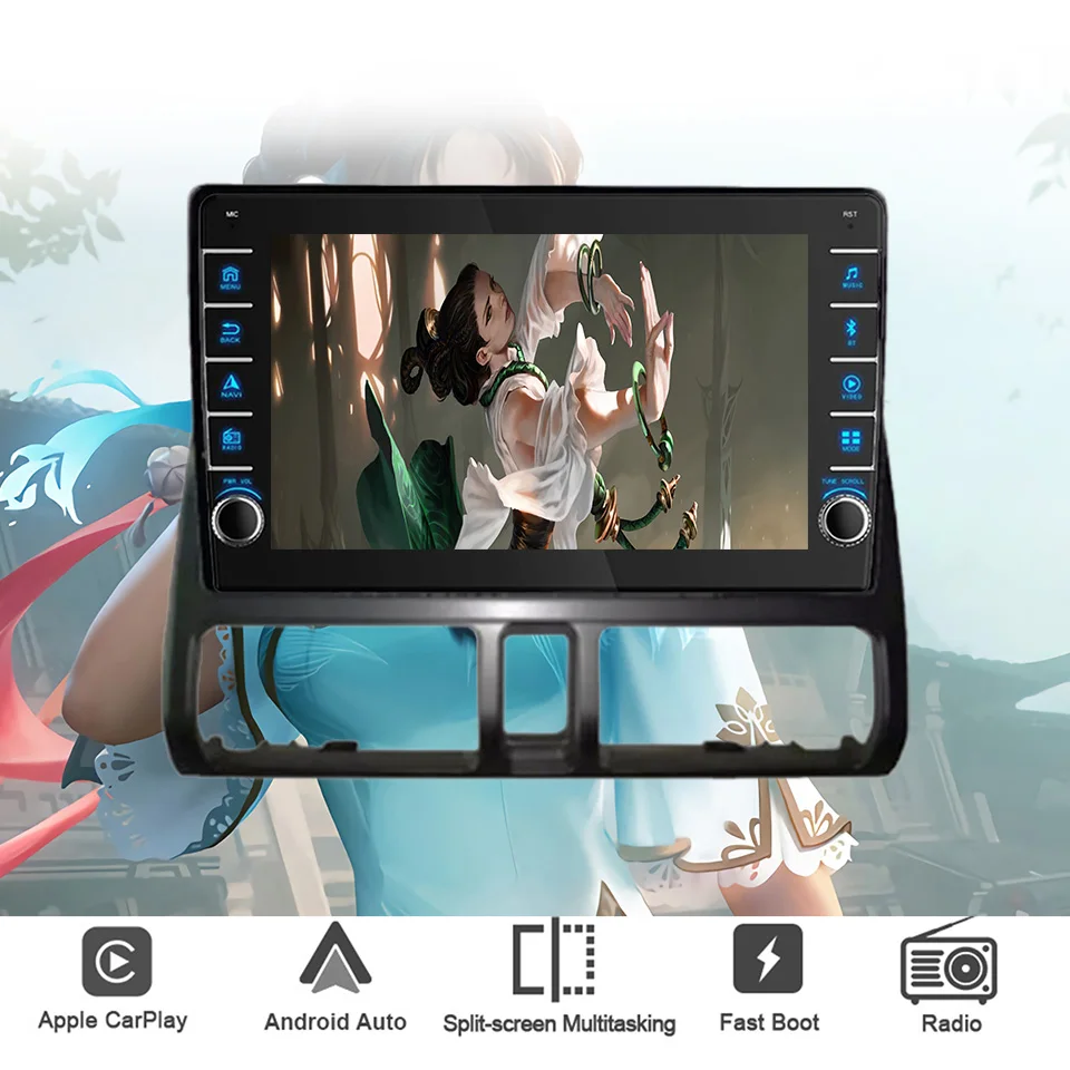 8G + 128G QLED экран автомобильное радио GPS навигатор монитор для Honda CR-V CRV 2001 - 2006