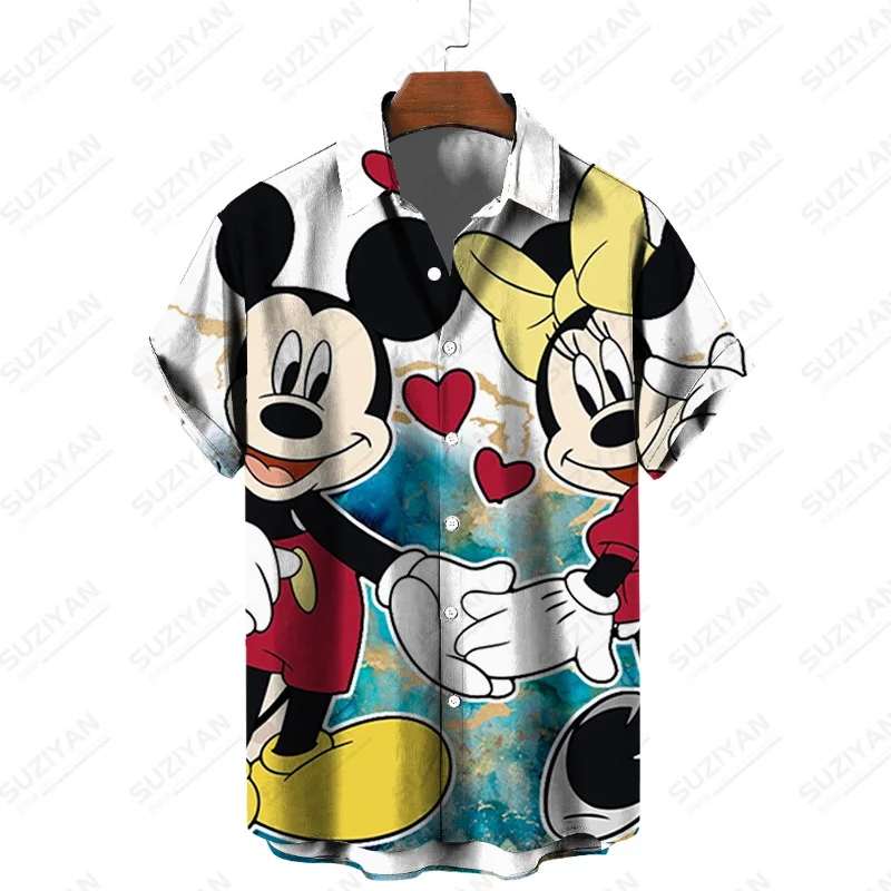 

Features Stitch Graphic Hippie Freelancer Wear Clothing Top Chic Plaid Clothing Turn-Down Short-Sleeved Plants Japanese Summer