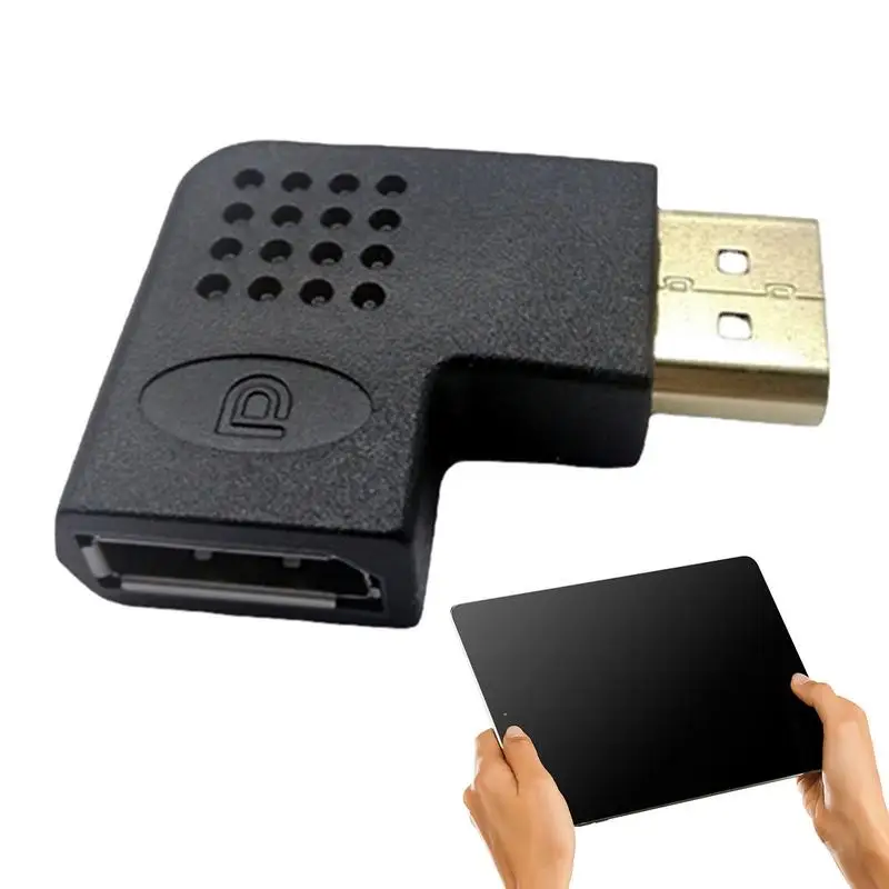 Адаптер Displayport конвертер DP переходник разъем L-образный адаптер для HD монитора