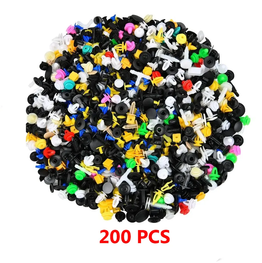 

Набор Автомобильных Клипс (500/1000 Шт.): Универсальные Крепления Для Бампера И Дверных Панелей, Из АБС-пластика