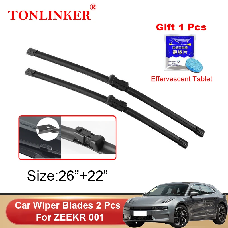 

Автомобильные щетки стеклоочистителя TONLINKER для ZEEKR 001 2021 2022 2023, автомобильные аксессуары, щетки стеклоочистителя, товары для резки