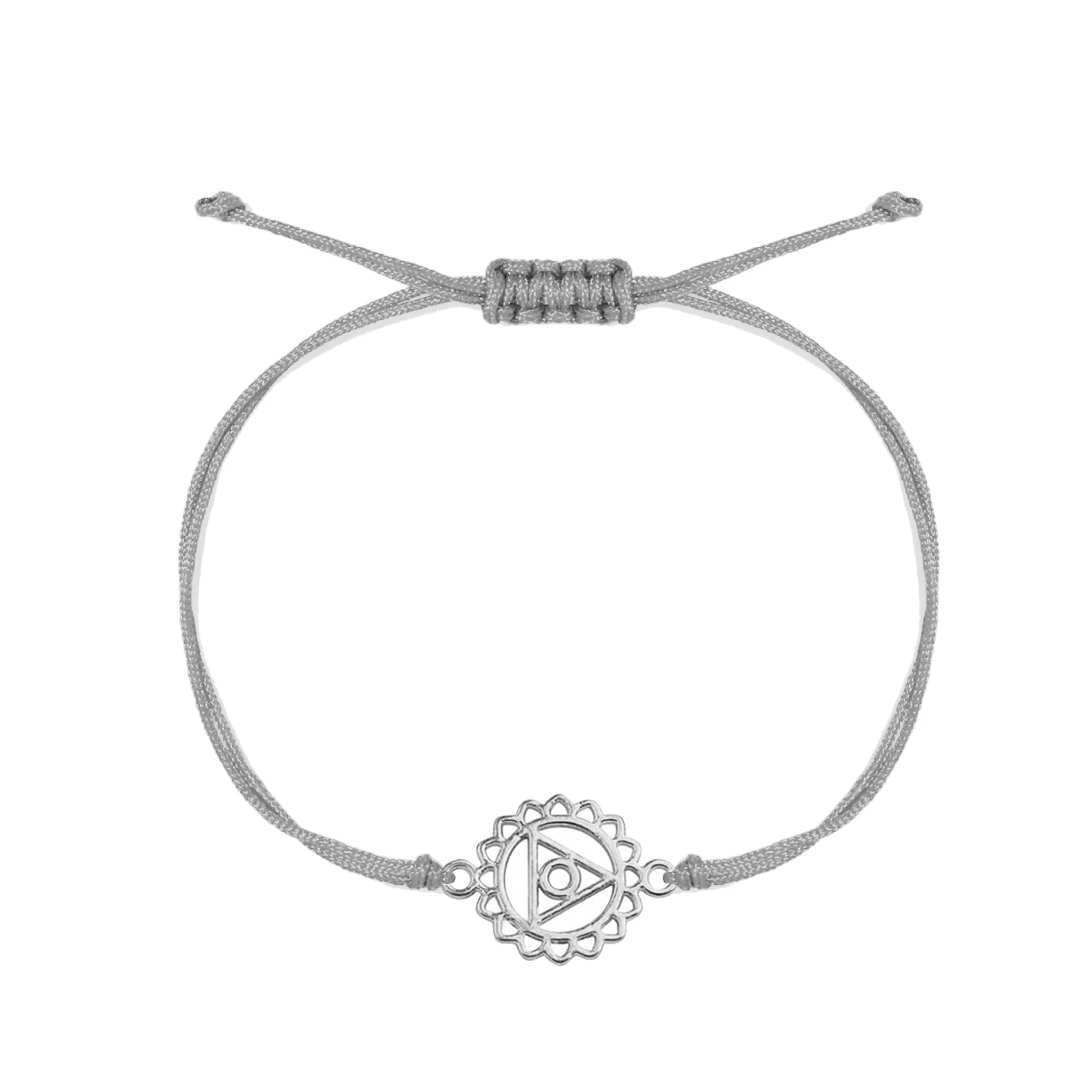 Fondlife Браслет-подвеска Chakra Vishuddha из цинкового сплава красный