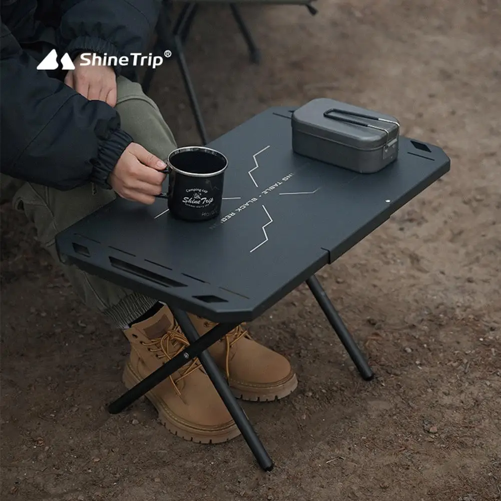 Outdoor Camping Table Multi-functional Folding Portable Lightweight Aluminum Alloy Table For Picnic Hiking