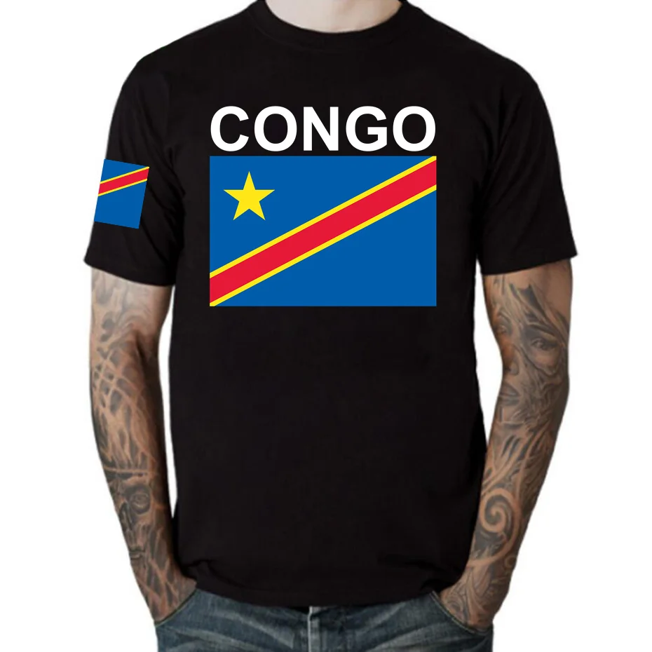 

DR Congo Men T Shirts 2022 Jerseys Nation Team Cotton T-shirt gyms Clothing Tee Country Tops COD DRC DROC Congo-Kinsha Congolese