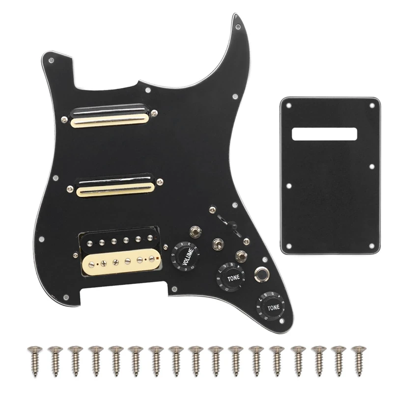 Электрическая гитара SSH-Coil Split Pickguard 2 Mini Humbucker + 1Humbucke тихий переключатель