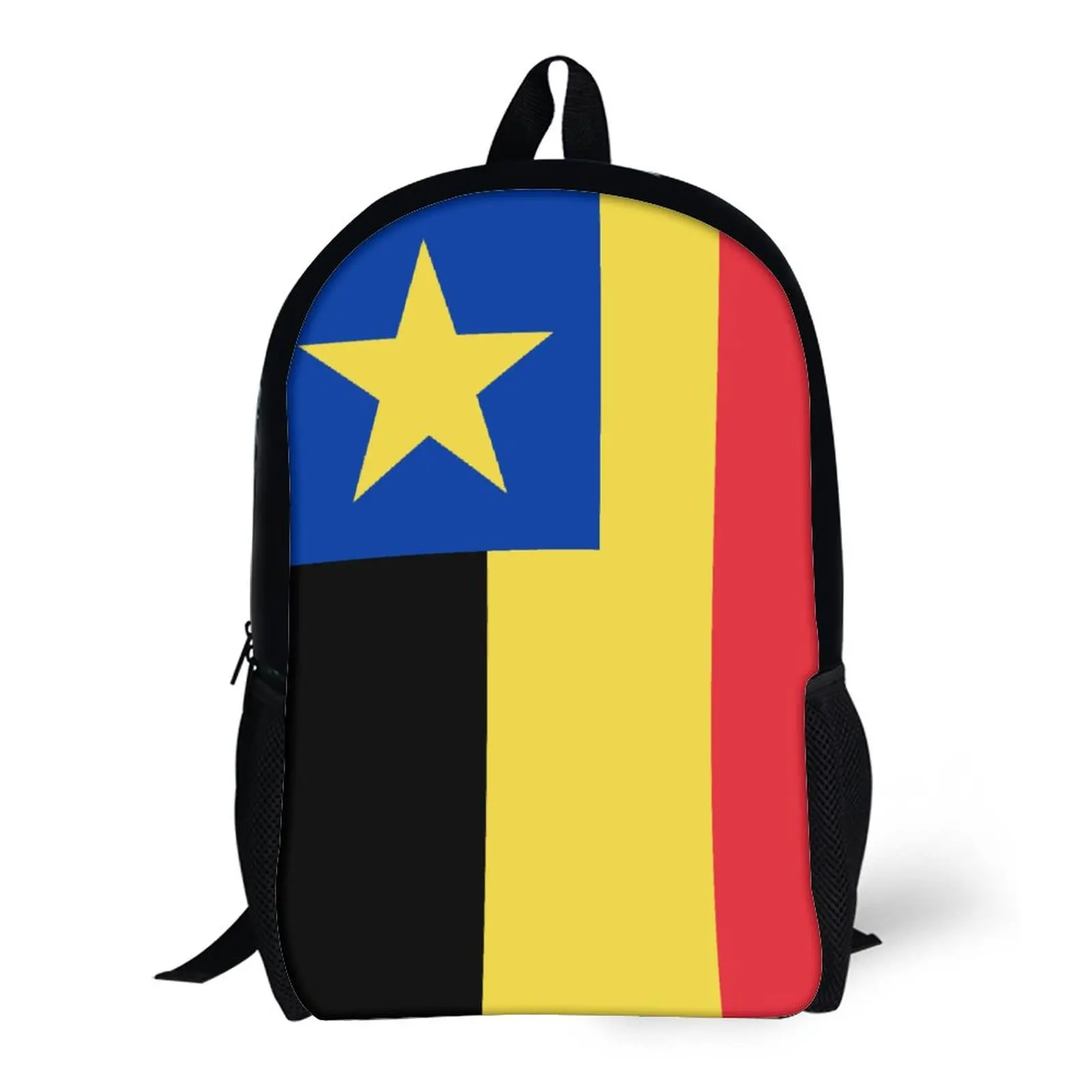 

Flag of Governor-General of Belgian Congo 17 Inch Shoulder Backpack Vintage Sports Activities Graphic Firm Cosy Field Pack