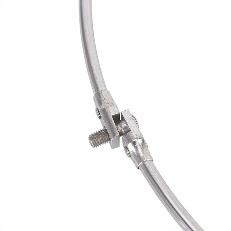 Складная сеть для рыбалки из нержавеющей стали круглая головка окуня аксессуар