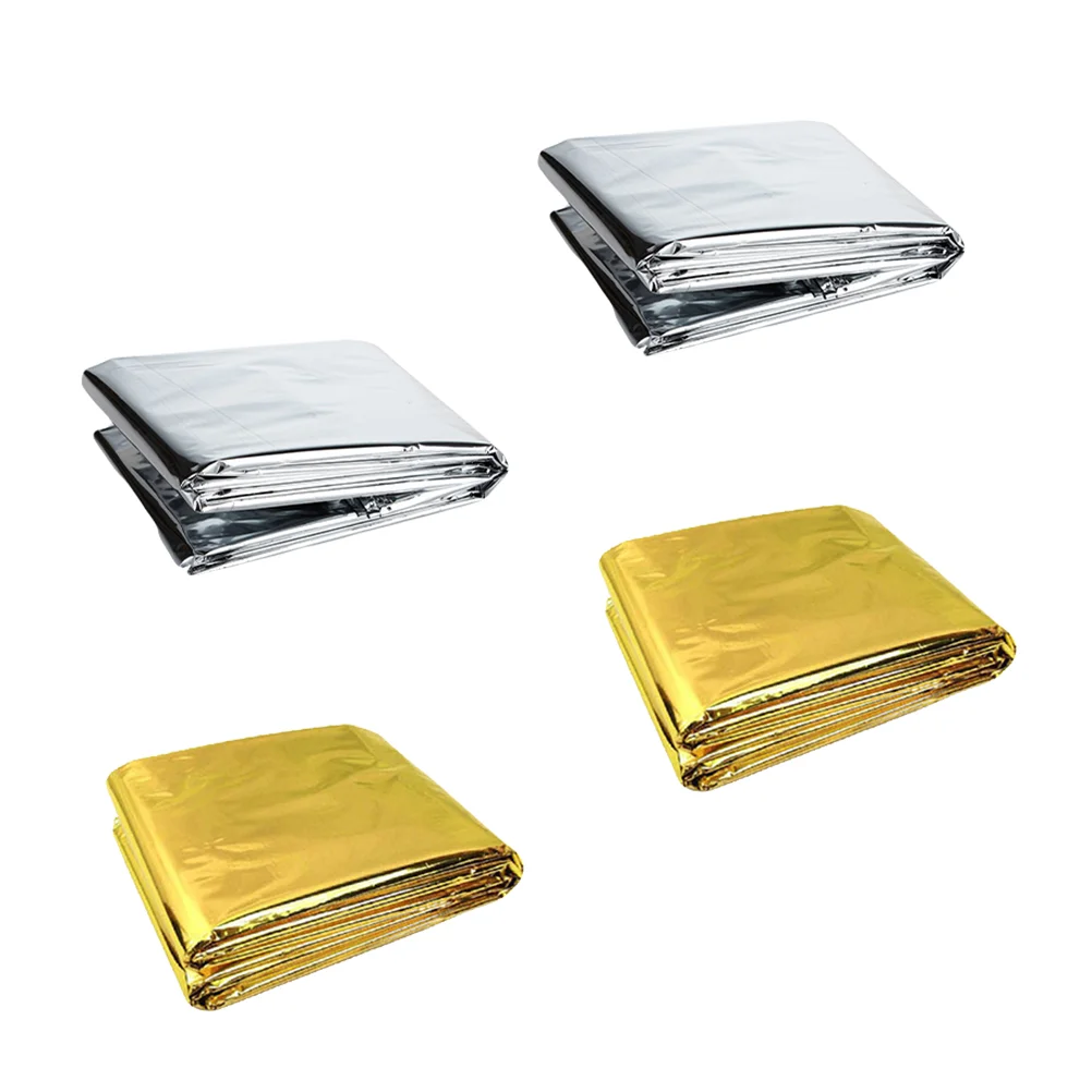 

Blankets Blanket Emergency Outdoor Insulation Aluminum Cover Tent Thermal Supplies Outsidefirst Aid Resistant Fire Reusable