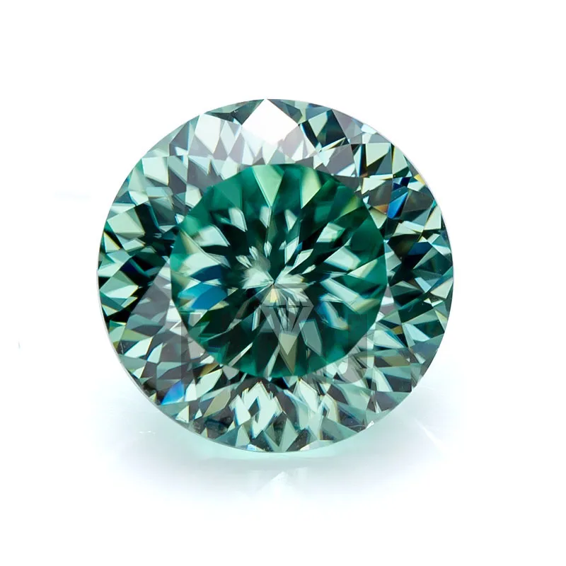 

HMJ Loose Moissanite Portugal Cut VVS1 Round Cut Brilliant Gemstone for Making Engagement/Jewelry/Pendant/Earrings/Handmade