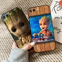 marvel groot for huawei honor 10x 9x lite pro phone case for honor 10 10i 9 9a silicone cover black funda back liquid silicon