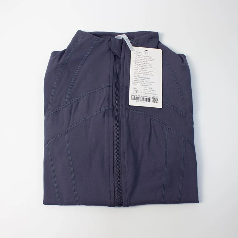 Lulu Women Jacket Fashion Spring and Autumn Tight-fitting Thin Sportswear Training Running Gym Yoga Solid Color Cardigan Jacket