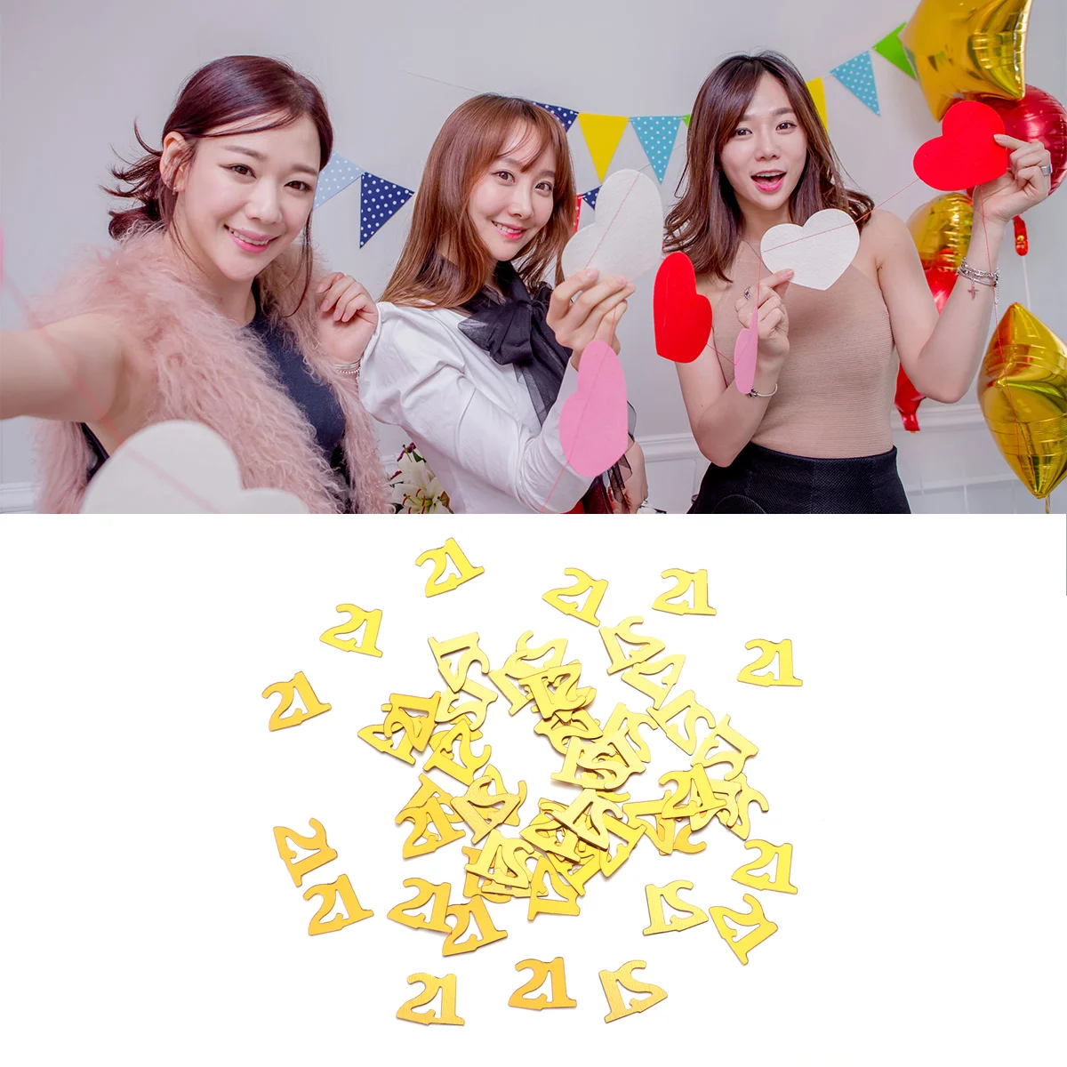 

1200pcs Sequins Party Supplies Table Decor for Celebration Birthday Anniversary DIY Crafts