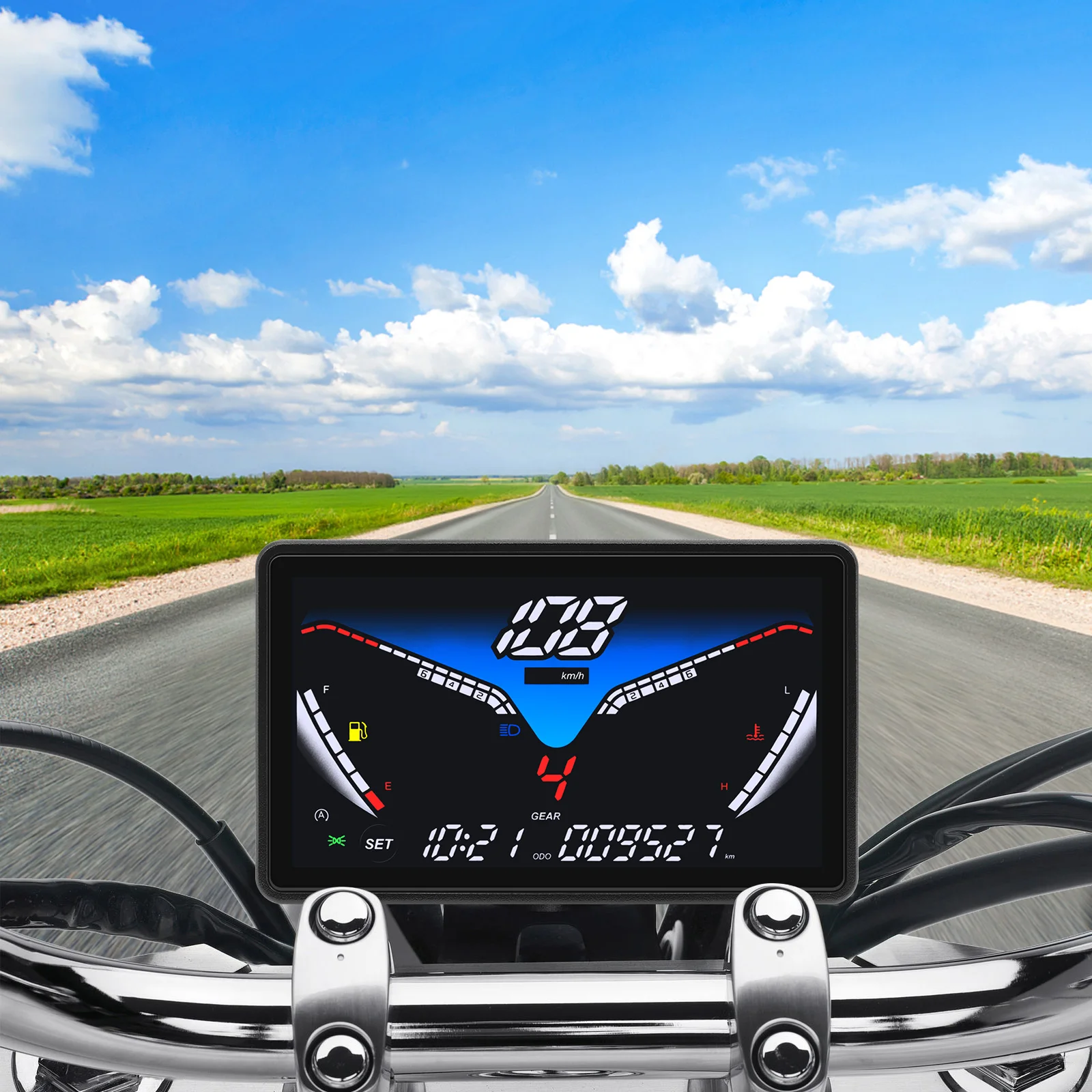 Универсальный мотоциклетный счетчик GPS-спидометр цифровой одометр инструмент