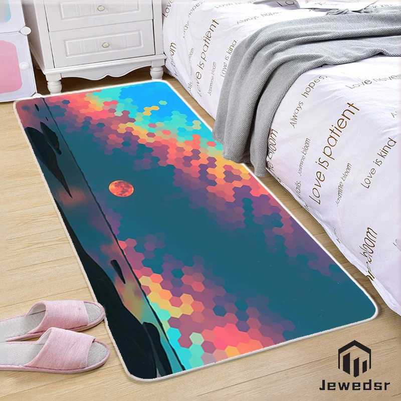 

Photo Mash-up Non-slip Carpet Room Bedroom Floor Kitchen Entrance Doormat Promenade Bathroom Mat Bedside Bathroom Hallway Carpet