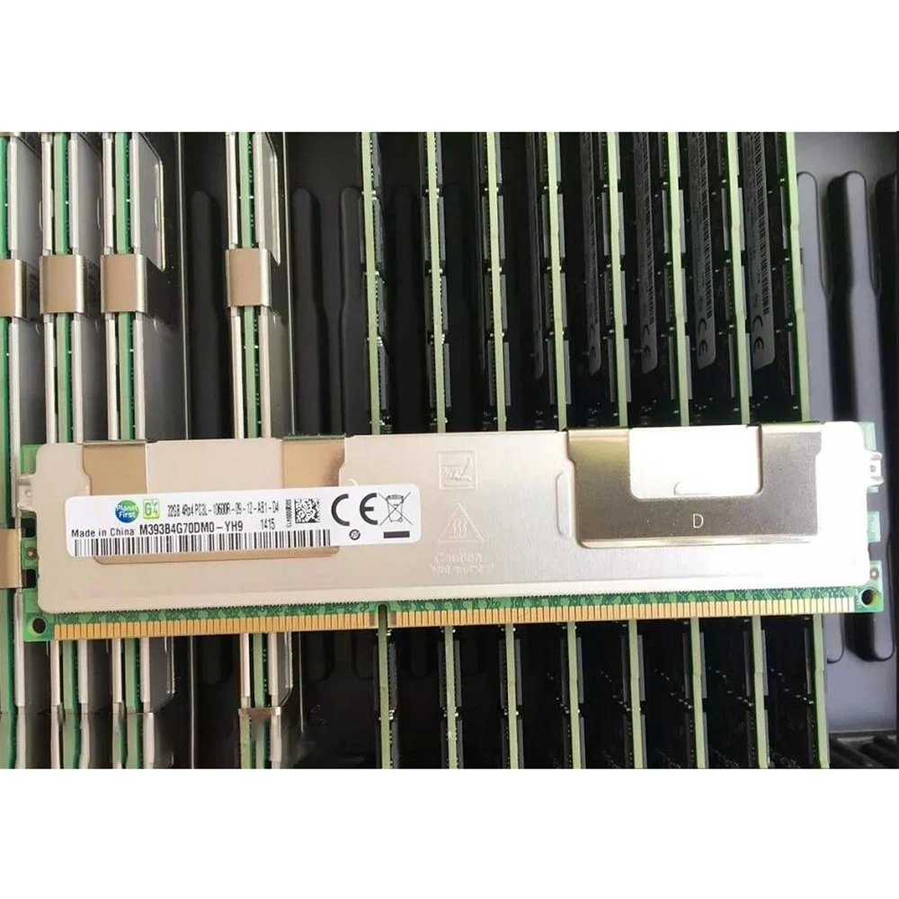 Для Samsung RAM M393B4G70DM0-YH9 32GB 4Rx4 DDR3L 1333 PC3L-10600R ECC REG, Серверная память, быстрая доставка, высокое качество