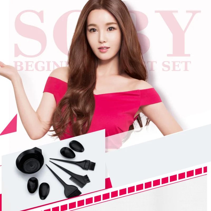 

Набор кистей для окрашивания волос, набор с колпачками для ушей, тинт для волос, аппликатор для окрашивания волос, аксессуары для укладки