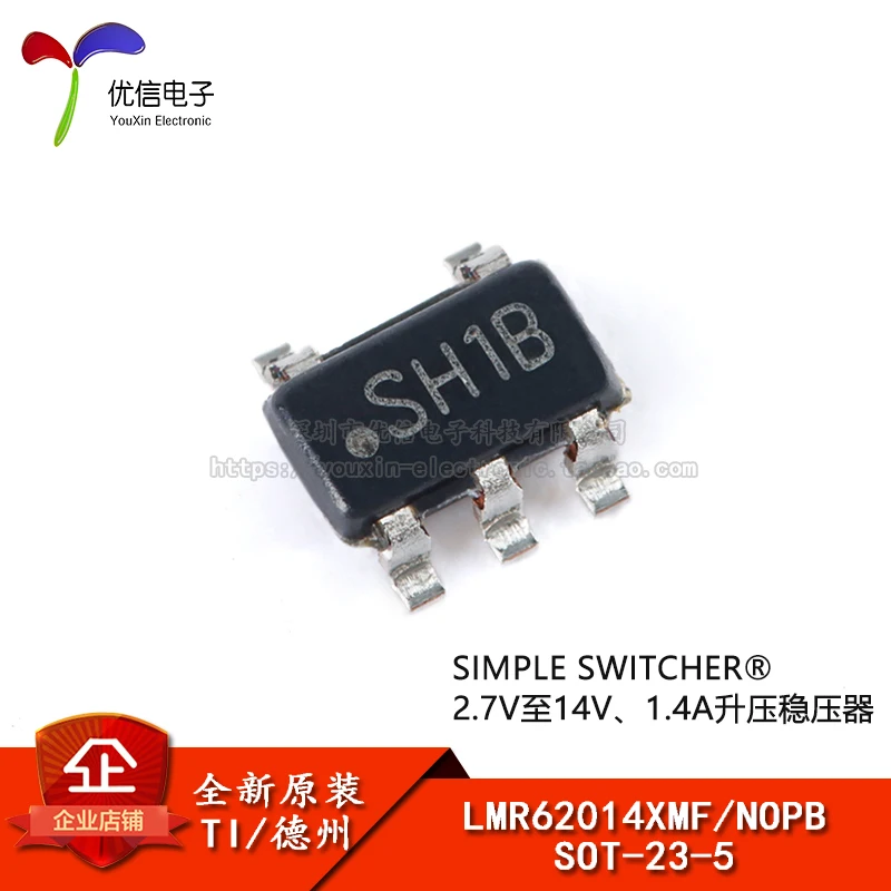 

Original genuine patch LMR62014XMF/NOPB SOT-23-5 1.4A boost voltage regulator chip