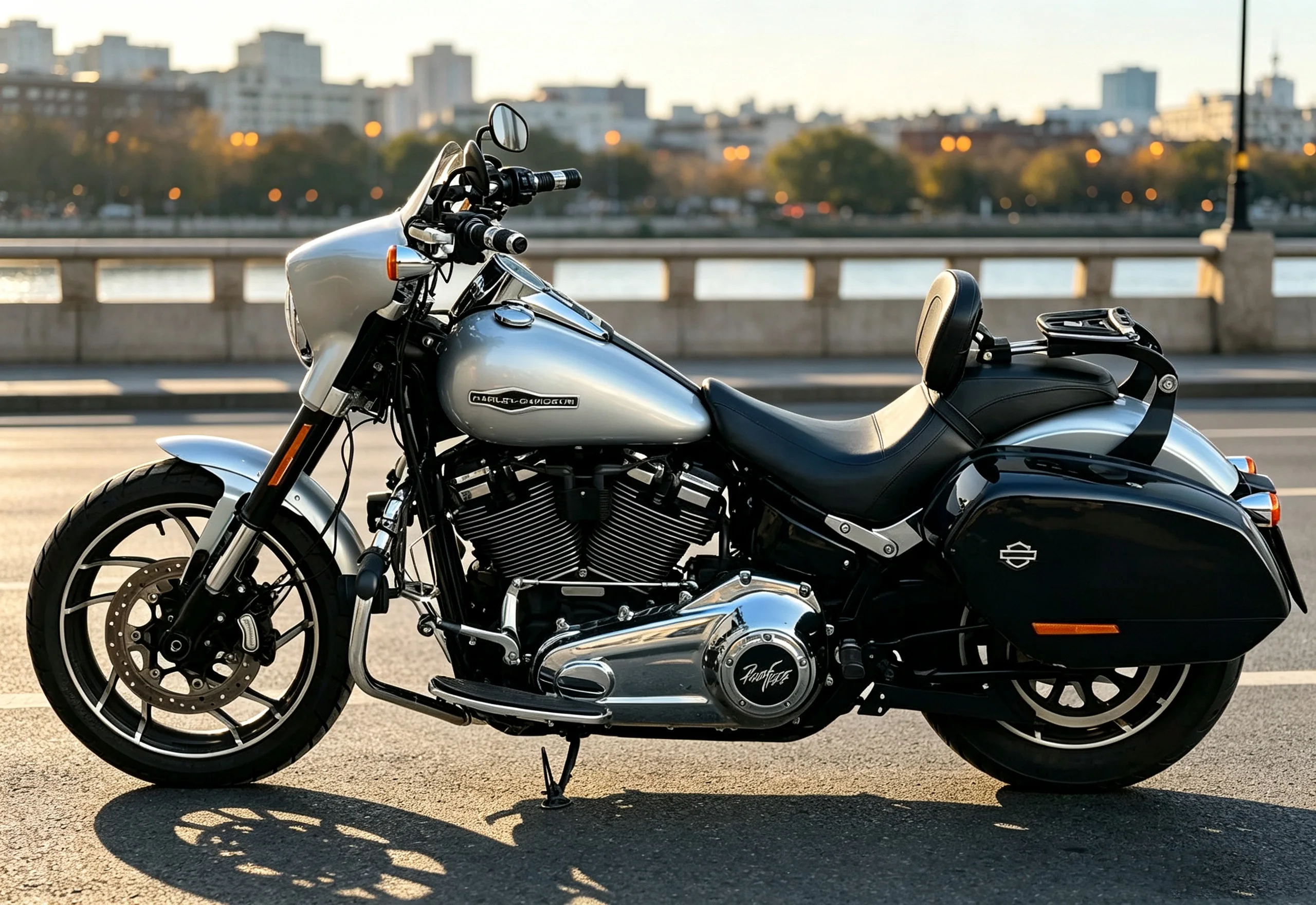 Фото Съемная спинка-сиссибар для пассажира для мотоциклов Harley 2018-2026 Low Rider ST FXLRST Sport Glide FLSB FXLR, спинка для водителя №3