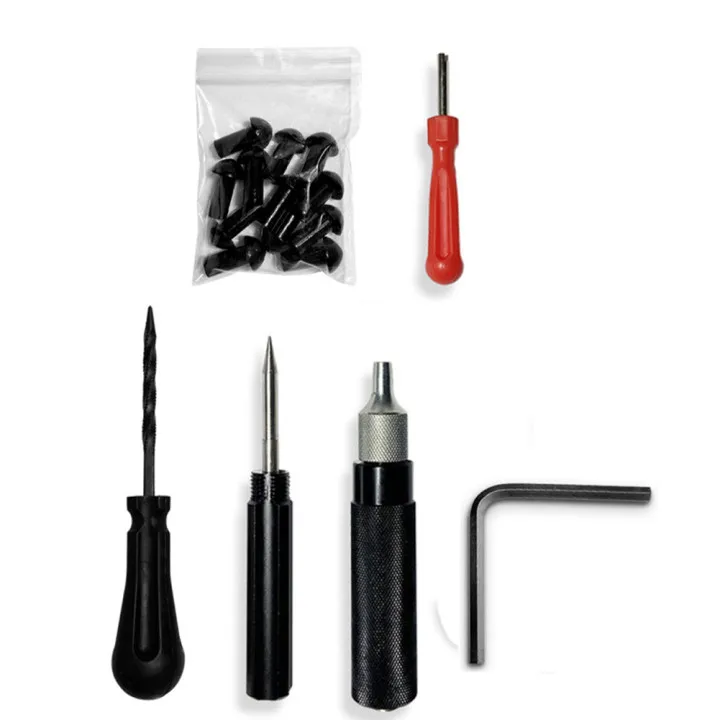 

1 Set Car Motorcycle Vacuum Tyre Tire Repair Tools Puncture Mushroom Plug Probe Nozzle Repair Of Tire Equippments High Quality