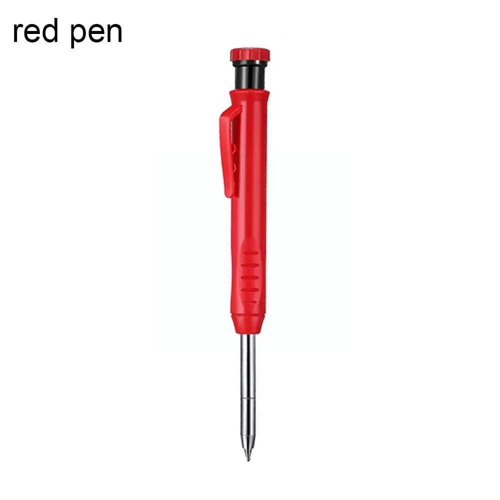 Карандаш для столярных работ с 6 заправляемыми наконечниками глубоких отверстий