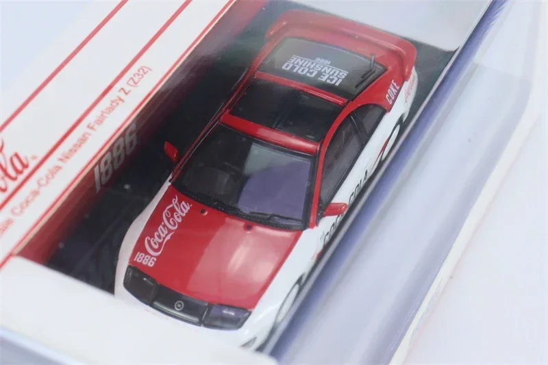 TINY X INNO 1:64 FAIRLADY Z S30 и Z32 ColaRed 2Car Set Литая под давлением модель автомобиля
