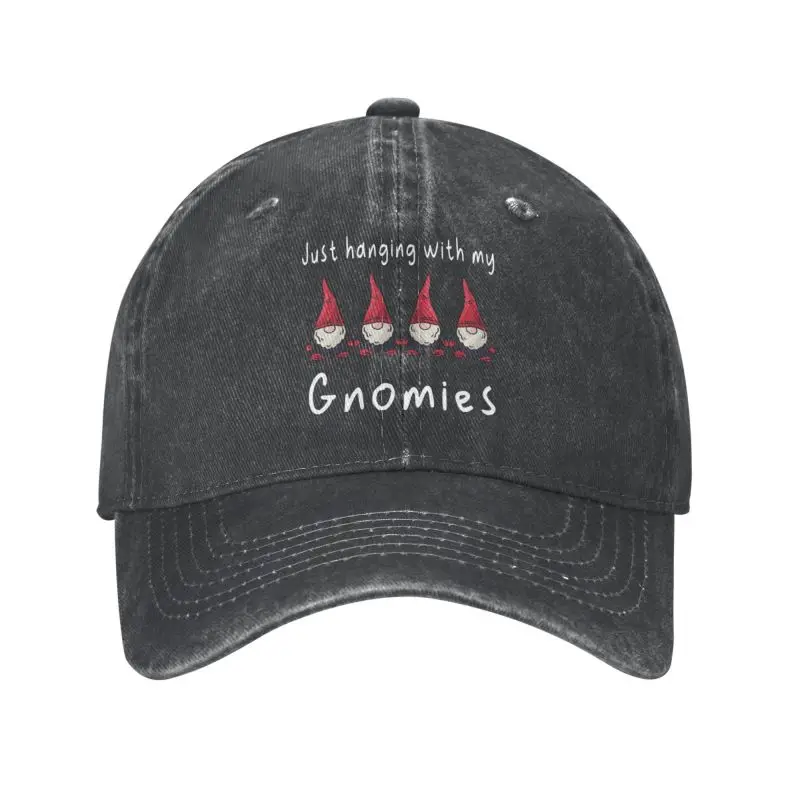 

Custom Cotton Gnome Christmas Baseball Cap Men Women Adjustable Dad Hat Streetwear