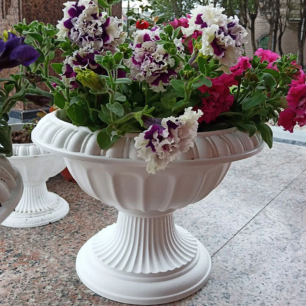 Колонна Цветочный Горшок Римская Смола Свадебная Дорога Сад Крыльцо Входной