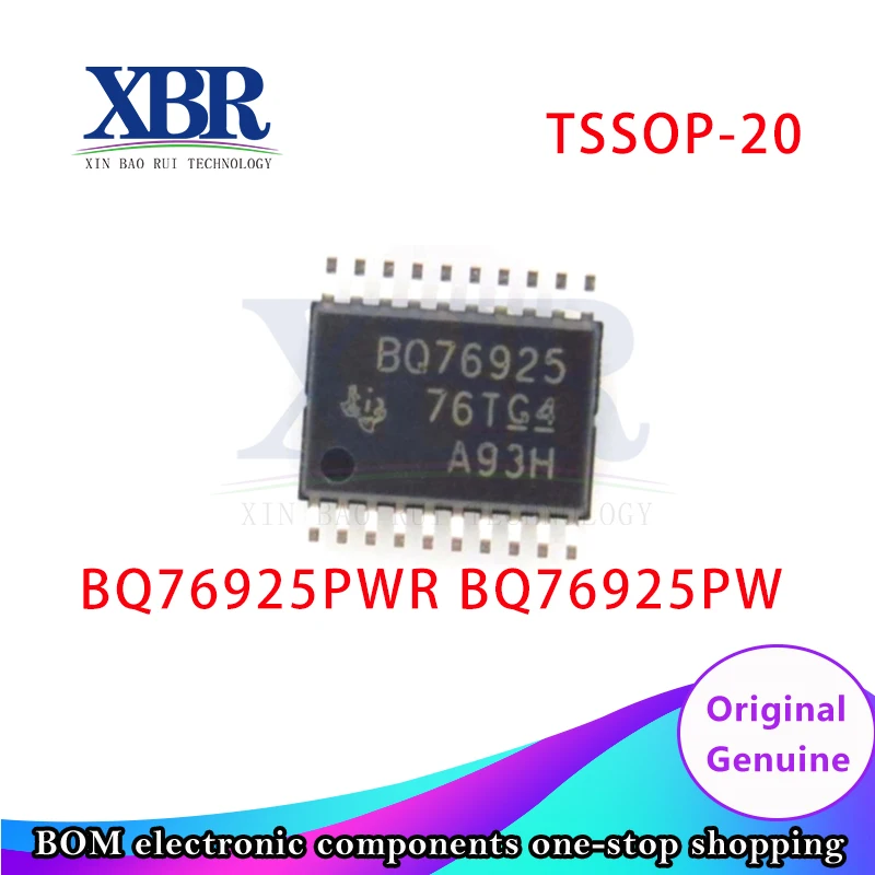 

5 PCS BQ76925PWR BQ76925PW TSSOP-20 Power Management IC