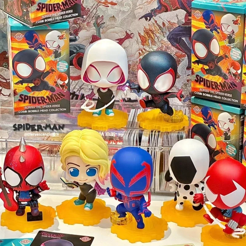 

Популярные игрушки Человек-паук: Across The Spider-verse Anime глухая коробка Человек-паук Косби загадочная коробка коллекционные украшения подарки игрушки