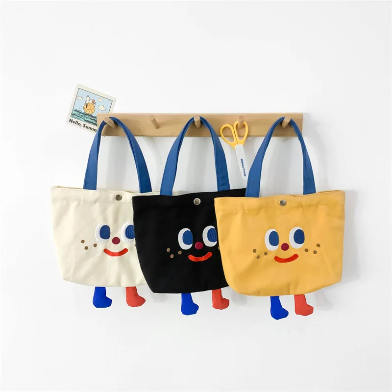 

Newborn Baby Boys Girls Cute Cartoon Bag Shoulder Bag Embroidery Infant Toddler Bento Bag Kids Storage Organizer Handbags