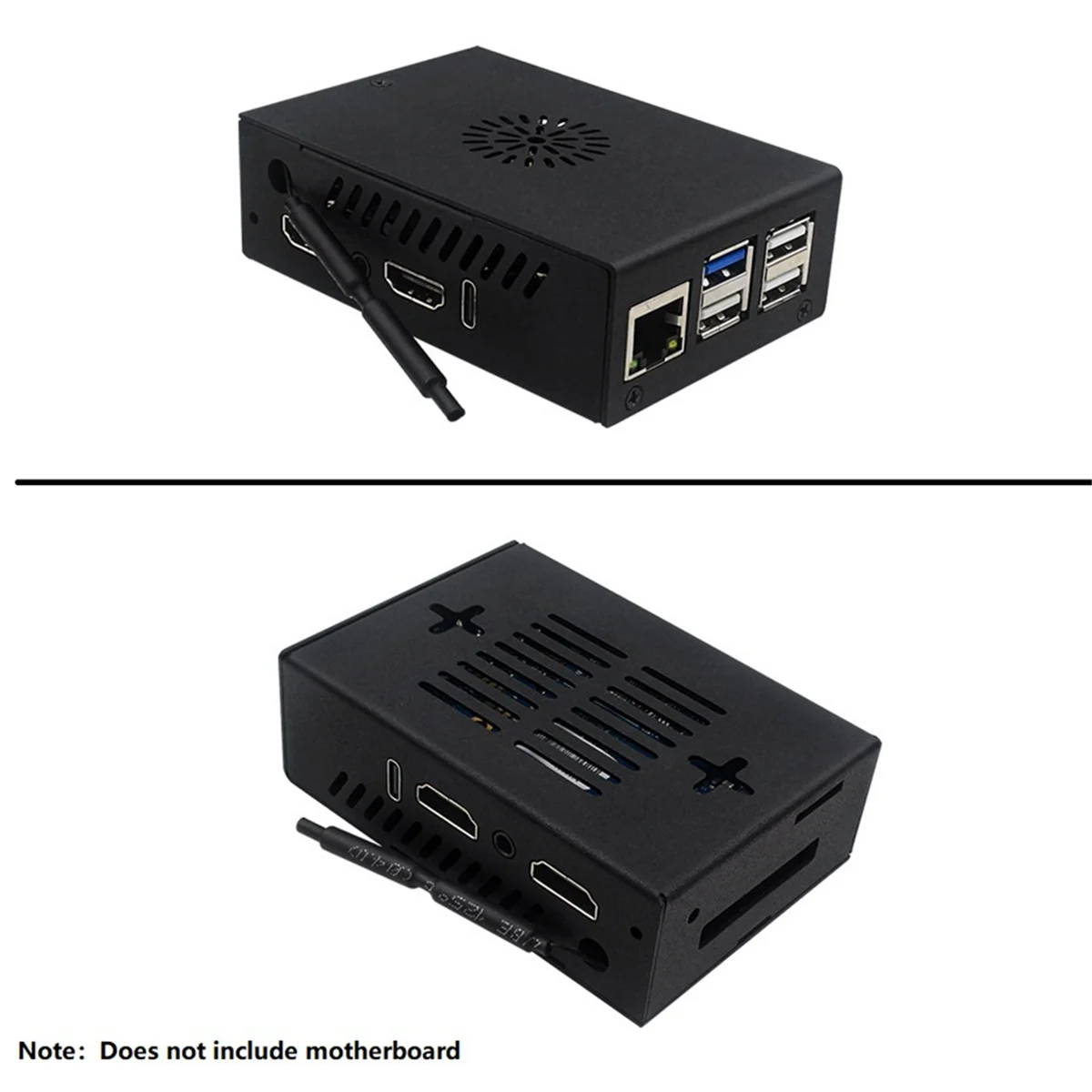 Для Orange Pi 5 Pro чехол металлический корпус из алюминиевого сплава с охлаждающим