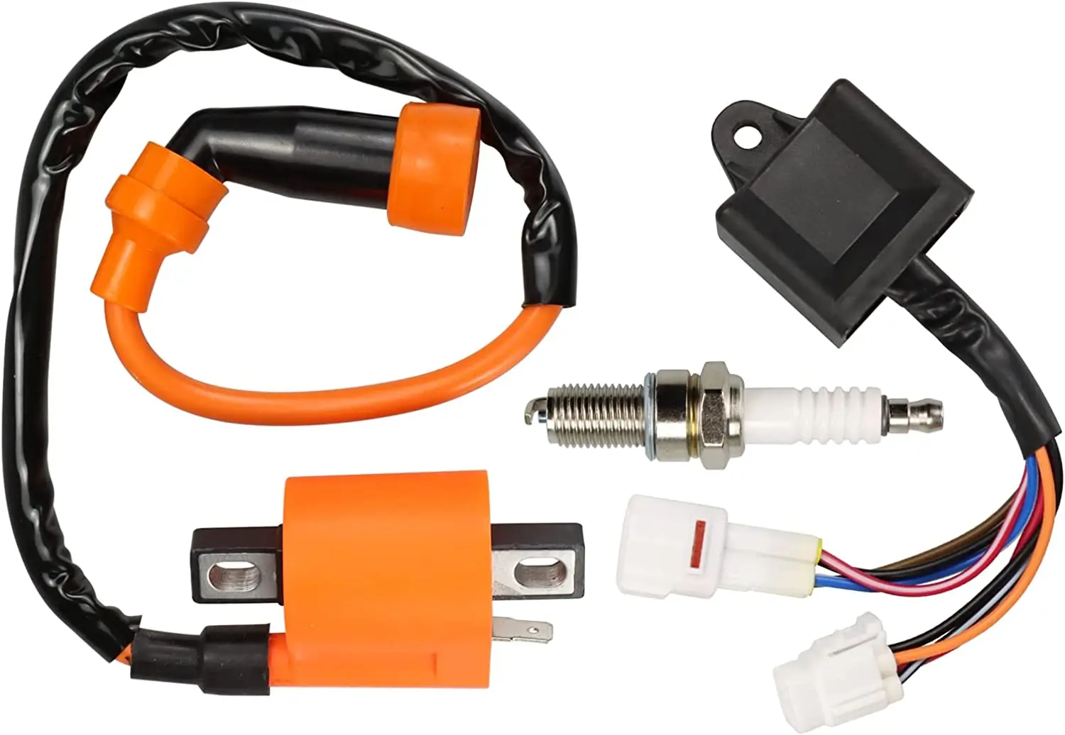 

Igniter CDI BOX Ignition Coil Spark Plug Change Kit 4BD-85540-10-00 For Yamaha Timberwolf 250 YFB250 1994-2000 Bear Tracker 250