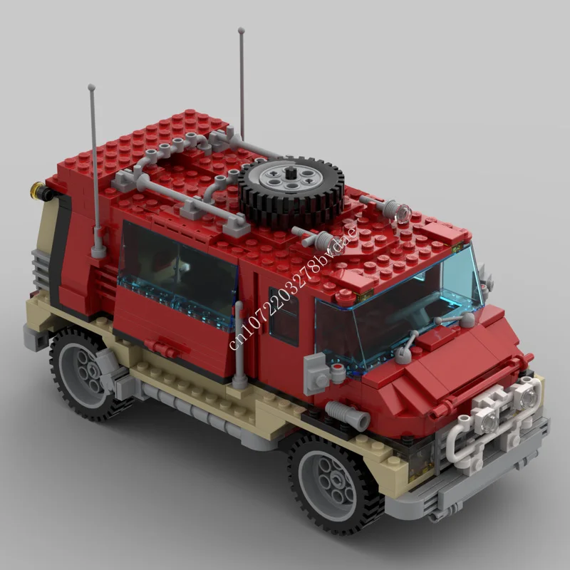 510 шт. модель скоростных чемпионов MOC 5581 фургона перезагруженная строительные