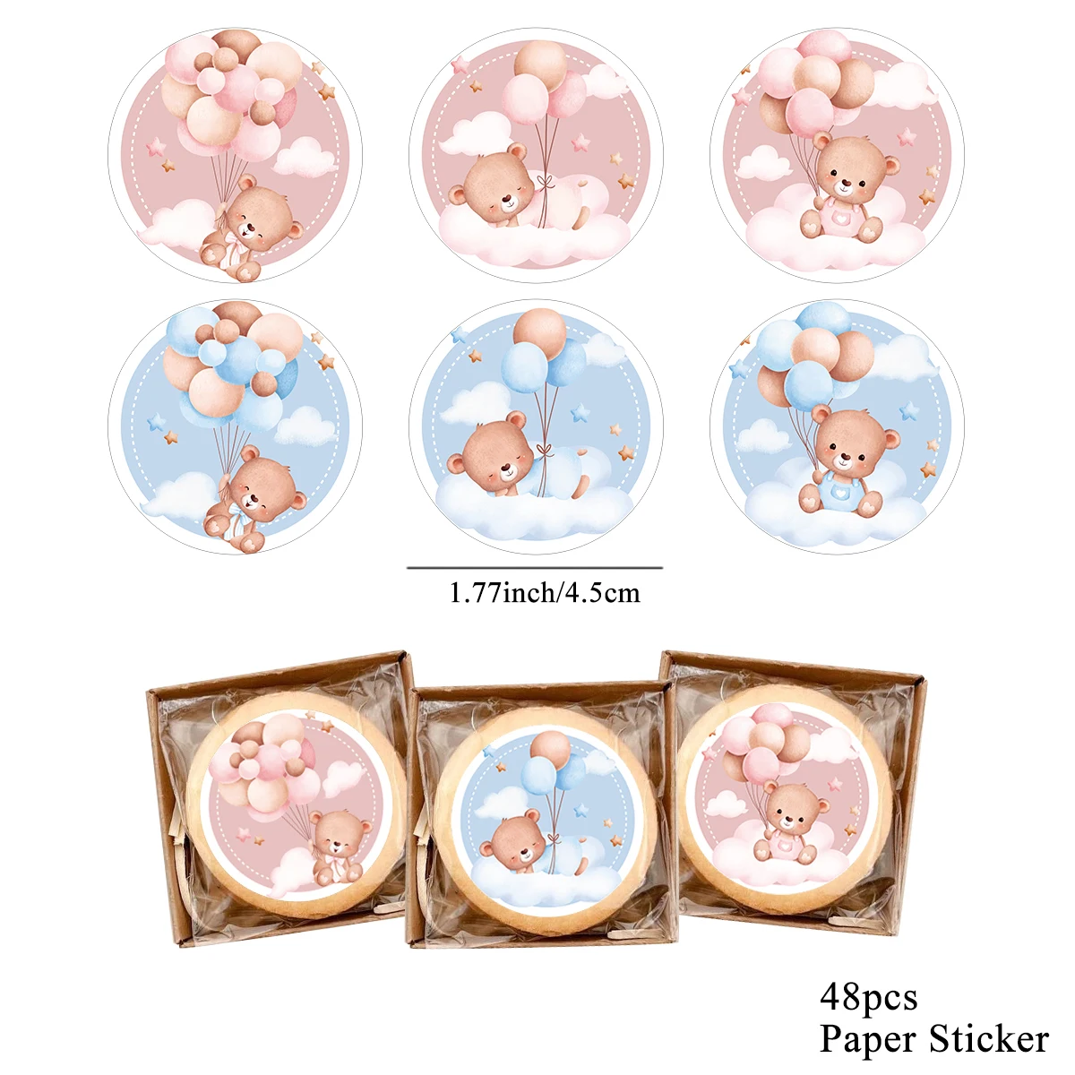 

Мультяшные медведи, набор декора для дня рождения