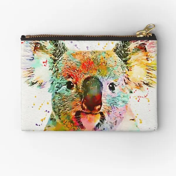 

Baby Koala Art Zipper Pouches Panties Small Underwear Money Bag Packaging Pure Coin Storage Wallet Socks Pocket Cosmetic Men