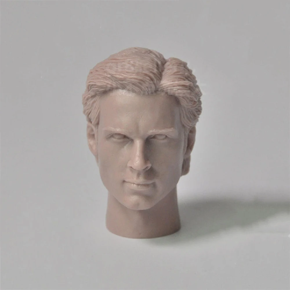 Неокрашенная голова лепка 1/6 молодой Кларк Том вырезанная модель для 12-дюймовой