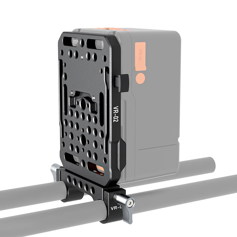 Фото ZGCINE VR-05 VR-02 VR-01 Пластина для крепления аккумулятора V-LOCK Быстросъемная пластина с резьбой 1/4 