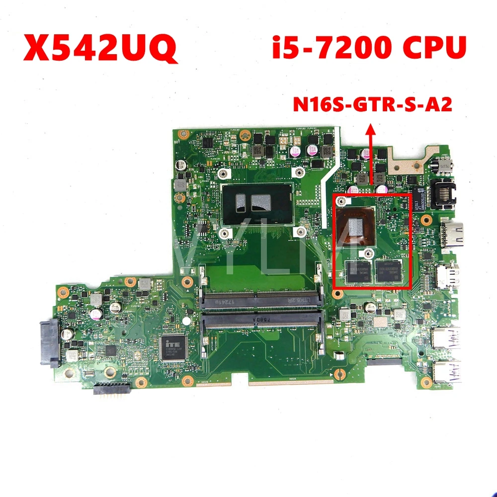 

X542UQ i5-7200 CPU Материнская плата ASUS X542U X542UR X542UQ X542UN X542URR X542 протестированная Материнская плата ноутбука