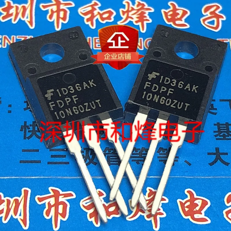

Оригинал 5 шт./FDPF10N60ZUT TO-220F 600V 9A